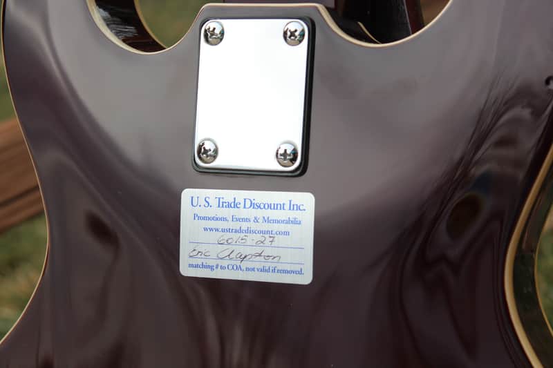 Silvertone By Samick SIGNED BY ERIC CLAPTON SSLA-30/TR Semi Hollow