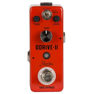 Rowin LEF-302-B Overdrive II Tube Screaming Sounds with Jcr 4558 Chip for Hot Powerful Crunch Tones image 3