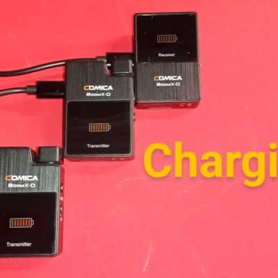 Comica BoomX-D Compact 2.4 GHz Dual Wireless Microphone System with 2x Transmitter & 1x Receiver for Android Smartphones image 1