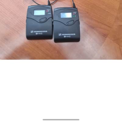 Sennheiser Sk100 Bodypack G3+Sennheiser EK100 G3 Diversity Receiver+me4 mic freq 823-865 MHz set image 3