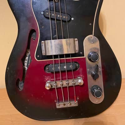 Jolana Iris Bass Guitar Czechoslovakian Telecaster Vintage and Rare image 1