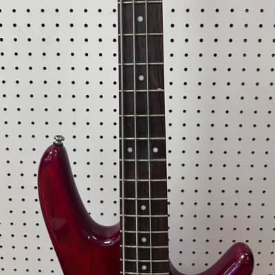 Ibanez GSR200-TR Gio Soundgear with Active EQ 2004 - Present - Transparent Red image 5