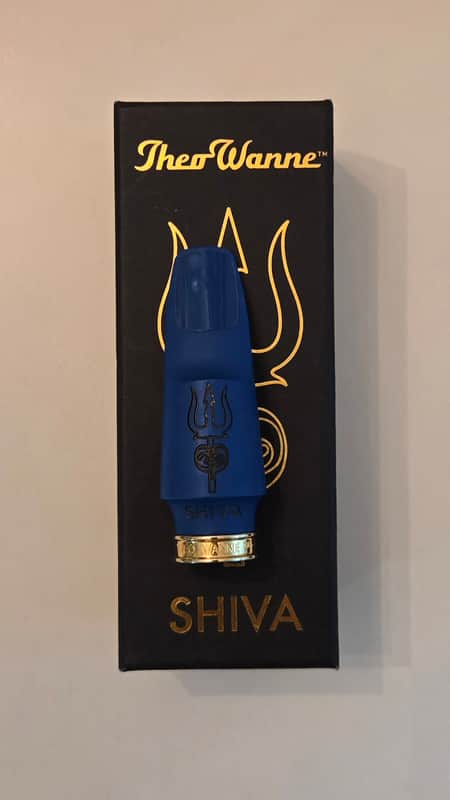Theo Wanne Shiva A.R.T. Alto Saxophone Mouthpiece 2010s - Blue image 1