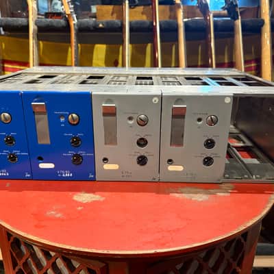Four Telefunken TAB V76 Tube Preamps in Rack image 1