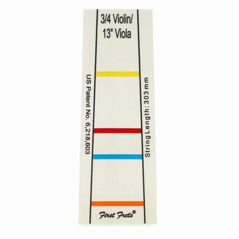 Dont Fret, First Fret Decal, Violin 3/4, Viola 13", Unpackaged image 1