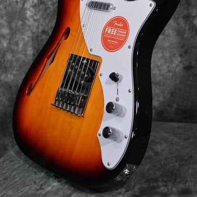 Fender Squier Affinity Series Telecaster Thinline 3-Color Sunburst  w/ FREE Same Day Shipping image 6
