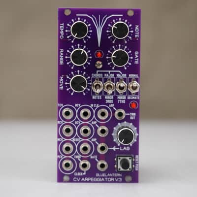 Blue Lantern CV Arpeggiator V3 Eurorack Synthesizer Module #58466 image 2