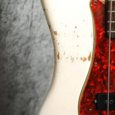 Fender 1963 Precision Bass Olympic White Vintage Pre-Owned image 7