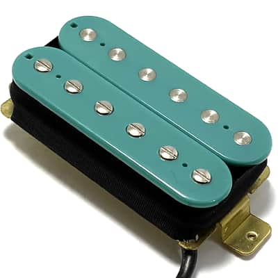 Dragonfire Mod Bucker Neck Position Dedicated Pickup ~ Passive Ceramic Modern Humbucker ~ Teal image 1