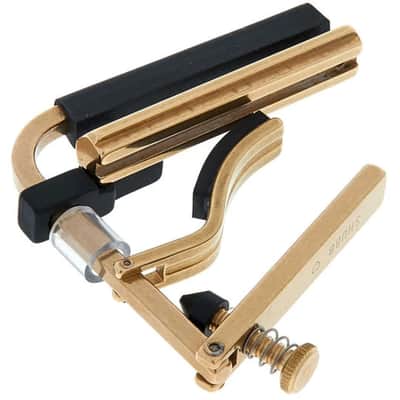 Shubb C6B Dobro Capo for Resophonic Guitars, Brass image 2