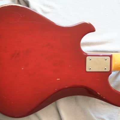 ENDS THIS FRIDAY ! Gibson Victory Artist Bass 80's Red A Great Player ! Gibson gig bag image 7