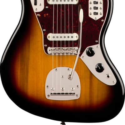 Squier Classic Vibe '70s Jaguar Electric Guitar Laurel FB, 3-Color Sunburst image 1