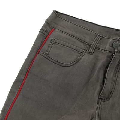 Gray Trousers w/ Red Detailing Owned by Mike Dirnt image 2