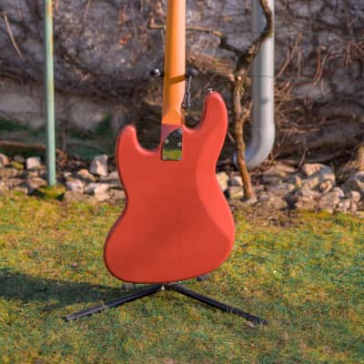Fender Jazz Bass Tomomi MIJ 2022 - Clear Fiesta Red image 6
