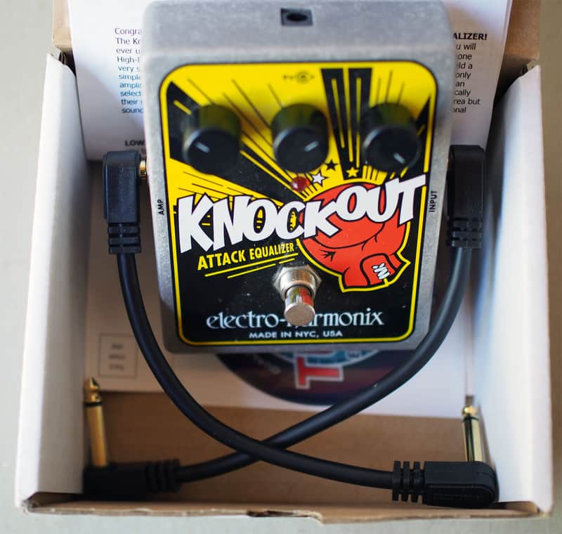 Electro-Harmonix Knockout Attack EQualizer 2016 - Black / Yellow / Red Bild 1