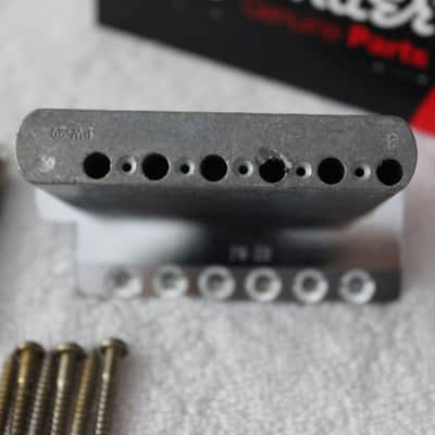 Fender Aged/Relic Lefty 2 1/16" Stratocaster Vintage Body Hardware Set - Chrome 007-1016-000 image 4