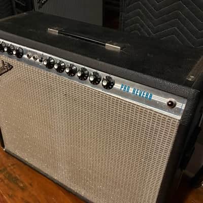 Vintage 1972 Fender Pro Reverb tube guitar amp New Tubes/biased all original image 3