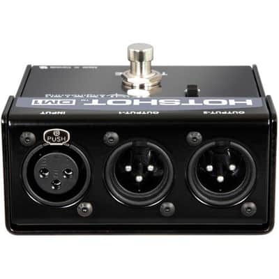Radial HotShot DM-1 Dynamic Microphone Output Selector/Mute Switch with XLR Cable and StreamEye Polishing Cloth image 3