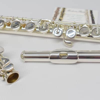 Lightly Used Pearl Belsona Silver Plated Student Flute w/ Case image 1