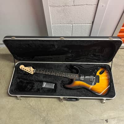 Squier Bullet Stratocaster HH Sunburst w/ Tremolo & Fender Case image 15