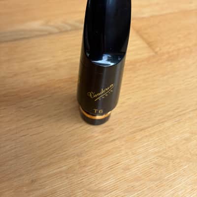 Vandoren SM822E V16 Series T6 Hard Rubber Tenor Saxophone Mouthpiece 2010s - Black image 1