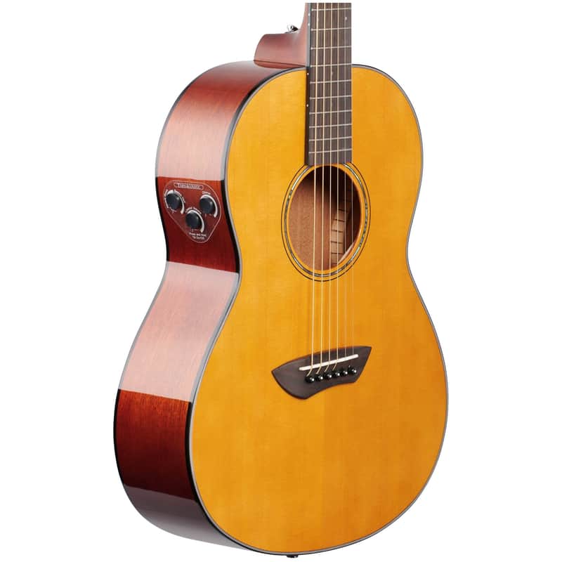 Yamaha CSF-TA TransAcoustic Parlor Acoustic Guitar, Vintage Natural, Open Box (Very Good) image 1