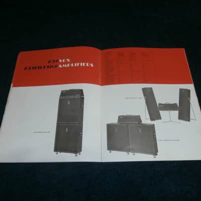 Vintage 1969 Vox Catalog! Voxtron Guitars, Acoustic, Amps, Organ! image 5