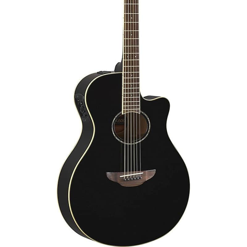 Yamaha APX600 Acoustic-Electric Guitar Black image 1