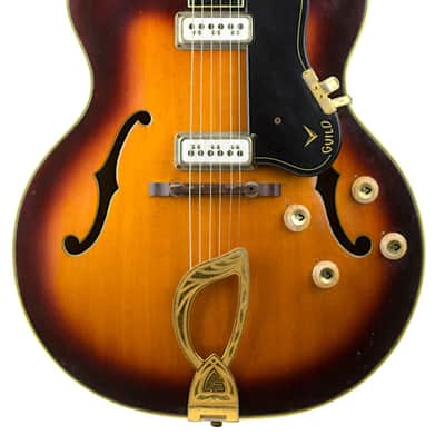 1963 Guild X-500 Archtop Sunburst #21609 image 3