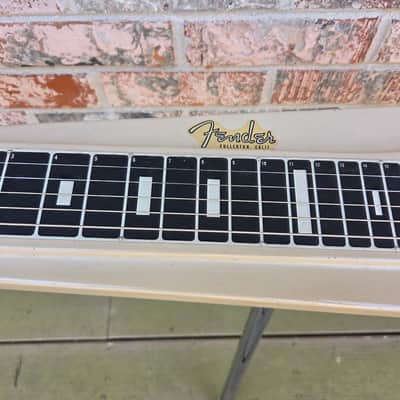Vintage 1957 Fender Studio Deluxe Six Lap Steel Guitar w/ Original Tweed Hardshell Case, Legs! image 5