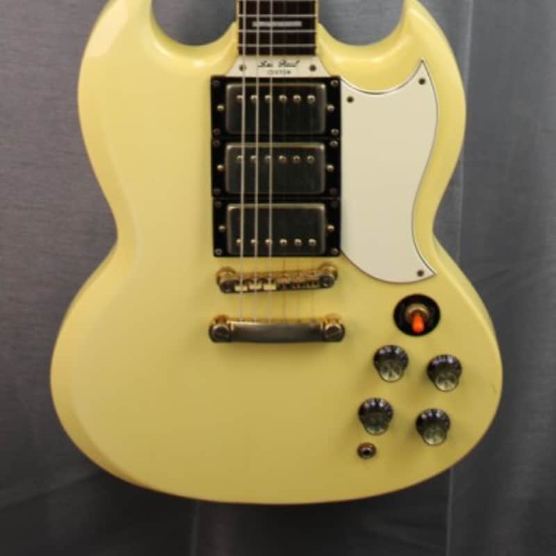 2004 Epiphone by GIBSON SG Les Paul Custom HHH KOREA White