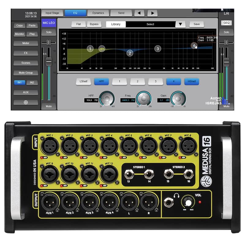 PSG Audio Medusa 16 - 16-channel Remote-Controlled Digital Mixer image 1
