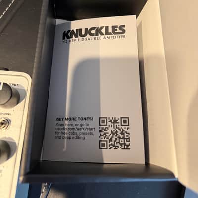 Universal Audio Knuckles '92 Rev F Dual Rec Amplifier 2024 - Present - Silver image 3