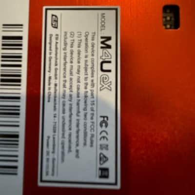 ESI M4U eX - Red image 3