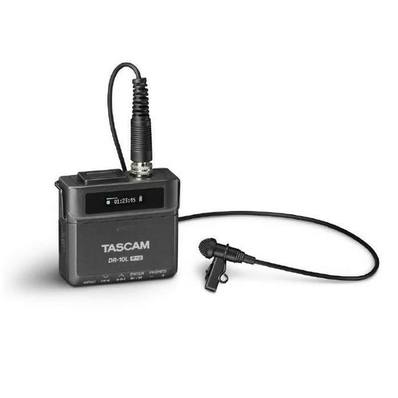 Tascam DR-10L Pro 32-Bit Float Handheld Audio Recorder With Lavalier Microphone image 1