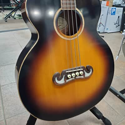 Epiphone El Capitan J-200 Studio Bass Left-handed USE - Vintage Sunburst image 2