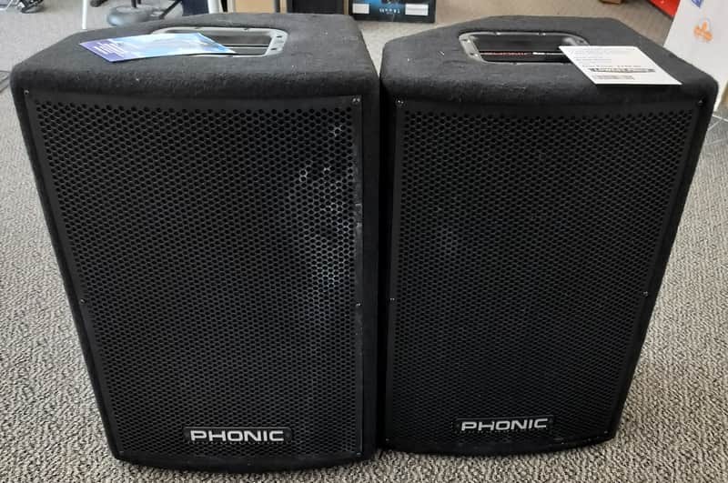 Nice Used PAIR of Phonic ASK 12 200 WATT 12