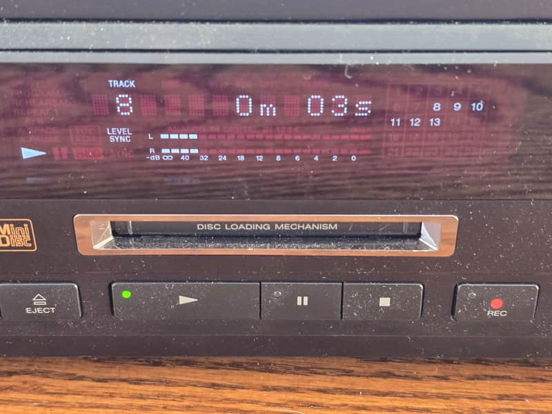 Sony MDS-JA3ES minidisc player recorder deck Early or mid-1990s