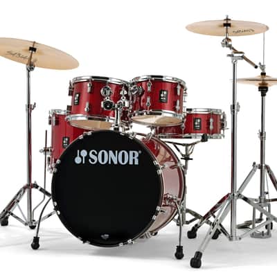 Sonor AQX Studio Red Moon Sparkle 5pc Complete 20x16, 10x7, 12x8, 14x13, 14x5.5 | Drums & Hardware | NEW Authorized Dealer image 1