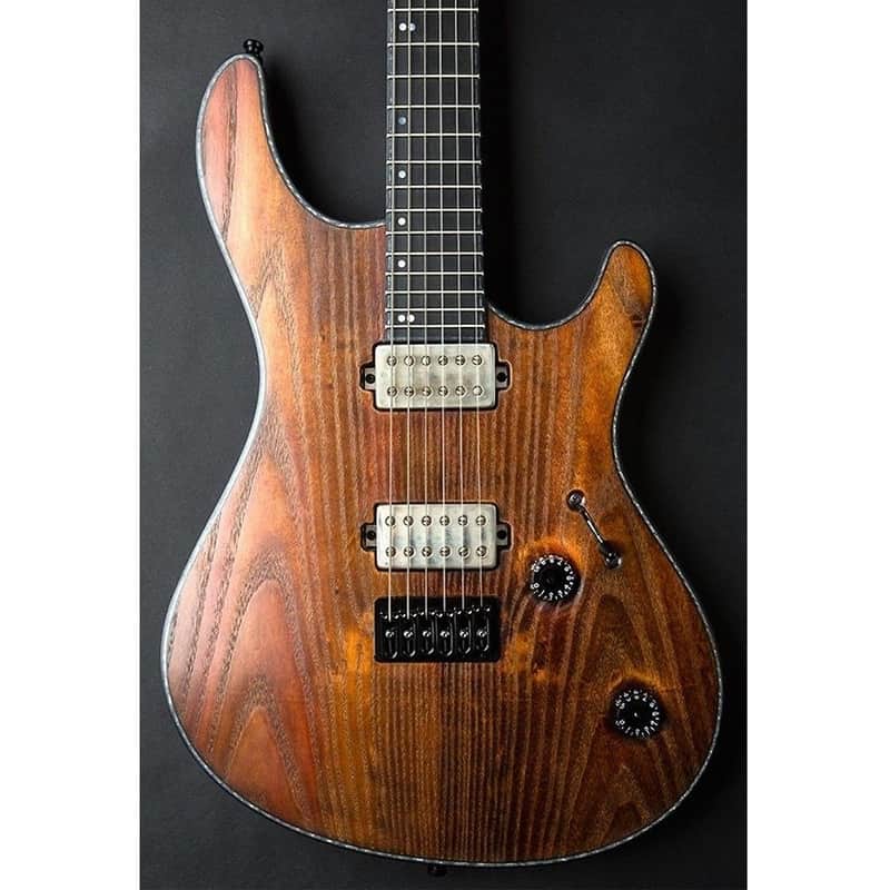 Mayones Regius 6 Electric Guitar Swamp Ash Body & Top Bare Knuckle