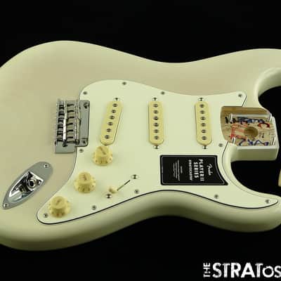 Fender Player II Stratocaster Strat LOADED BODY, Chambered Ash White Blonde