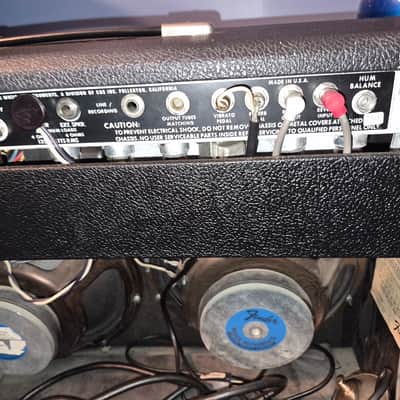 Fender Twin Reverb Amplifier 1974 - Black Tolex image 7