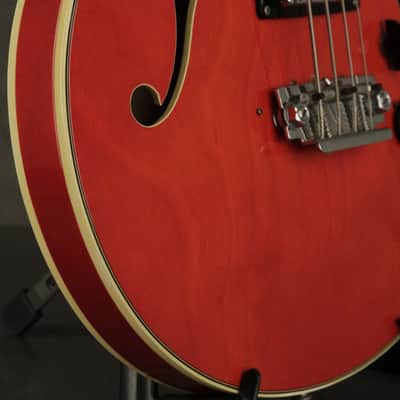 RARE 1975 Ibanez "lawsuit" era EB-2D copy HOLLOW BODY bass made in Japan image 13