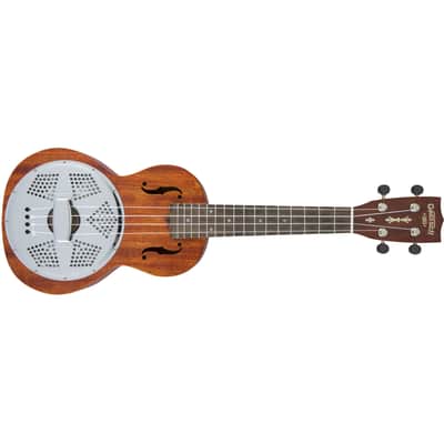 Gretsch G9112 Resonator-Ukulele w/ Gig Bag - Honey Mahogany Stain image 4
