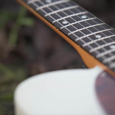 Del-Tone 60's T-Style - Khaya Mahogany - Olympic White image 17