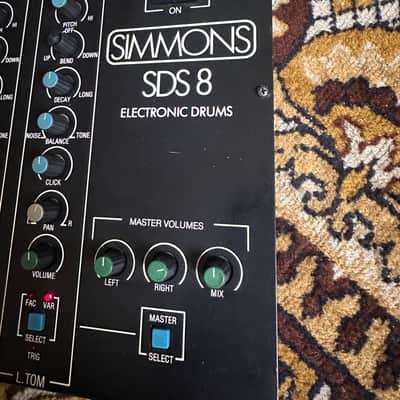 Simmons SDS8 5-Channel Drum Synthesizer 1983 - Black image 5