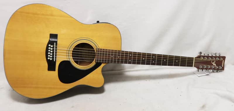 1996 Yamaha FG-411CE-12 String Acoustic Electric Guitar | Reverb