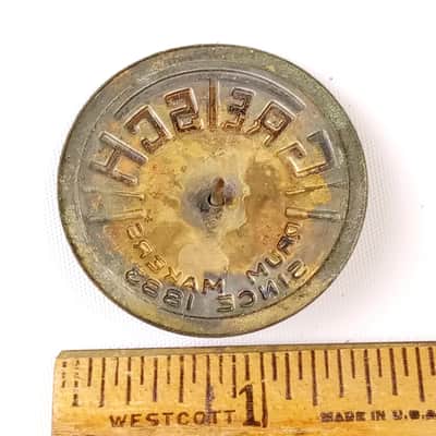 Gretsch Hex-Tack 40s Floor/Rack Tom Drum Round Badge Skinny Sticks+Makers Stamp image 2