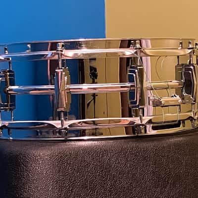 Ludwig, 1970, BO1 “Cut Badge”, Chrome Over Brass, 5” x 14” Snare Drum image 8