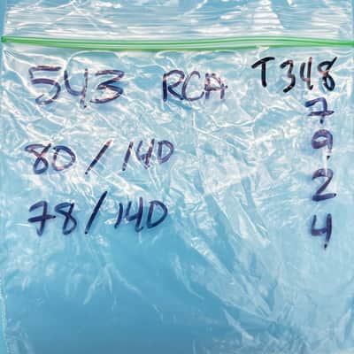1950s RCA 5Y3GT Vintage Black Plate Rectifier Tube! T348 image 7